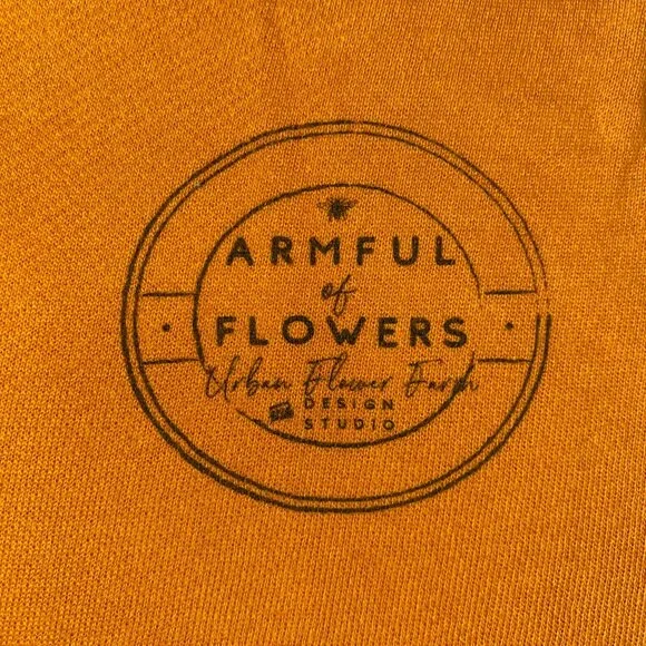 Yellow Long Sleeve T - Product of Local Pittsburgh Business 'Armful of Flowers' - Picture 5 of 5